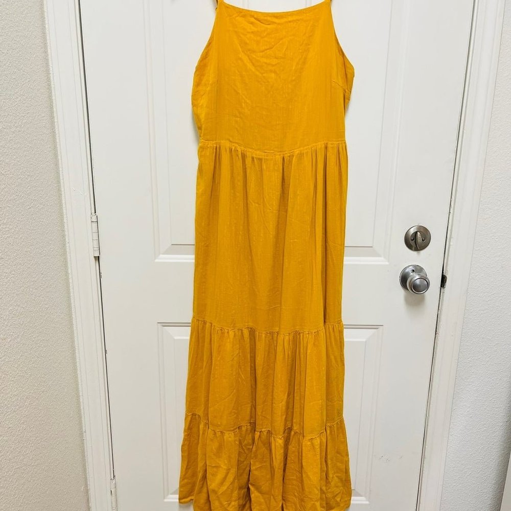 Old Navy Golden Yellow Maxi Dress
